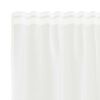 vidaXL Rideau en Dentelle Floral Blanc 240 x 600 cm Polyester