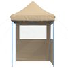 vidaXL Tente de f&ecirc;te Beige 200 x 200 x 306 cm Tissu Oxford