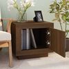 vidaXL Table basse ch&ecirc;ne marron 51x50x45 cm bois d'ing&eacute;nierie