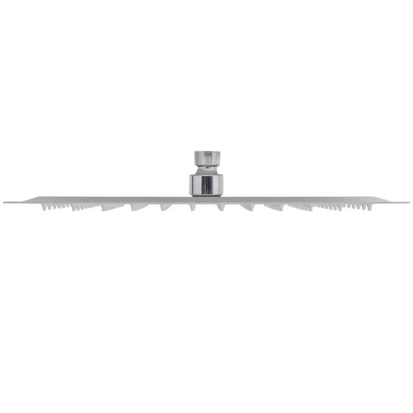 vidaXL T&ecirc;te de douche plongeante rectangulaire acier inoxydable