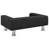 vidaXL Canap&eacute; pour enfants noir 70x45x26,5 cm velours
