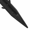 vidaXL Chevilles en plastique 500 pcs Noir &Oslash;3 x 11 cm Plastique