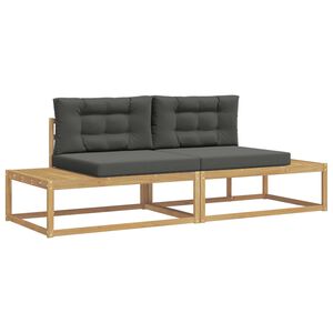 vidaXL Ensemble de canap&eacute;s d'ext&eacute;rieur Polyester Blanc