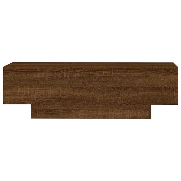 vidaXL Table basse ch&ecirc;ne marron 100x49,5x31 cm bois d'ing&eacute;nierie