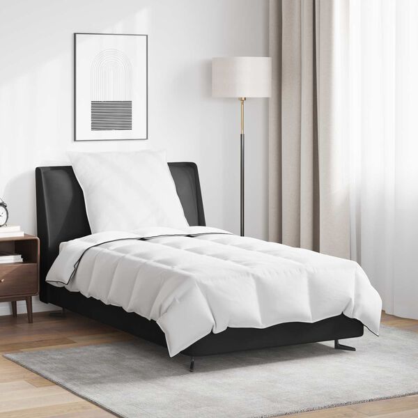 vidaXL Duvet d'hiver avec oreiller 2 pcs Blanc Plume de canard