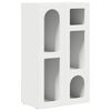 vidaXL Buffet Blanc 59 x 35 x 100,5 cm Bois d'ing&eacute;nierie