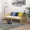vidaXL Lit de repos avec matelas 90x200 cm Bois de pin massif