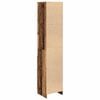 vidaXL Buffet haut 37,5x35x180 cm vieux bois bois d'ing&eacute;nierie