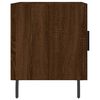vidaXL Tables de chevet 2pcs ch&ecirc;ne marron 40x40x50cm bois d'ing&eacute;nierie