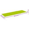 vidaXL Chaises longues lot de 2 avec coussins Bois d'acacia solide