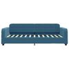 vidaXL Lit de jour avec gigogne sans matelas bleu 90x200 cm