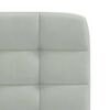 vidaXL Chaises &agrave; manger lot de 6 gris clair velours