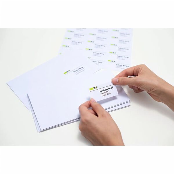 HERMA &Eacute;tiquettes permanentes PREMIUM A4 70x37 mm 100 Feuilles