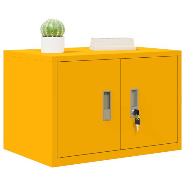 vidaXL Armoire de rangement Jaune moutarde 60 x 40 x 40 cm