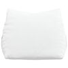vidaXL Coussin de Dos Blanc 45 x 20 x 35 cm tissu