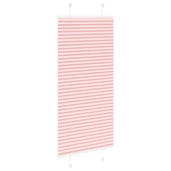 vidaXL Store plissé rose 60x150 cm largeur du tissu 59,4 cm polyester