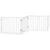 vidaXL Barri&egrave;re pour chien porte pliable 10 panneaux bois de peuplier
