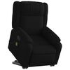 vidaXL Fauteuil inclinable de massage &eacute;lectrique Noir Tissu