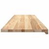 vidaXL Appuis de fen&ecirc;tre 2 pcs non trait&eacute; 140x40x2cm bois ch&ecirc;ne massif