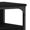 vidaXL Meuble de Lavabo de Salle de Bain Ch&ecirc;ne noir 80 x 30 x 60 cm
