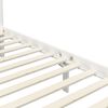 vidaXL Cadre de lit &agrave; baldaquin sans matelas bois massif 90x200 cm