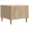 vidaXL Table basse Ch&ecirc;ne Sonoma 50 x 49 x 40 cm Bois d'ing&eacute;nierie