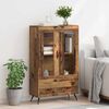 vidaXL Haut Armoire avec tiroir Bois Ancien 69,5 x 31 x 115 cm