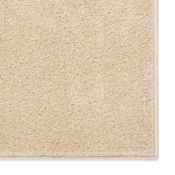 vidaXL Tapis à poils courts 160x230 cm Beige