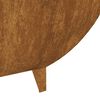 vidaXL Foyer 80x80x42 cm acier corten