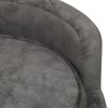vidaXL Canap&eacute; pour chien Gris 69x69x36 cm Peluche