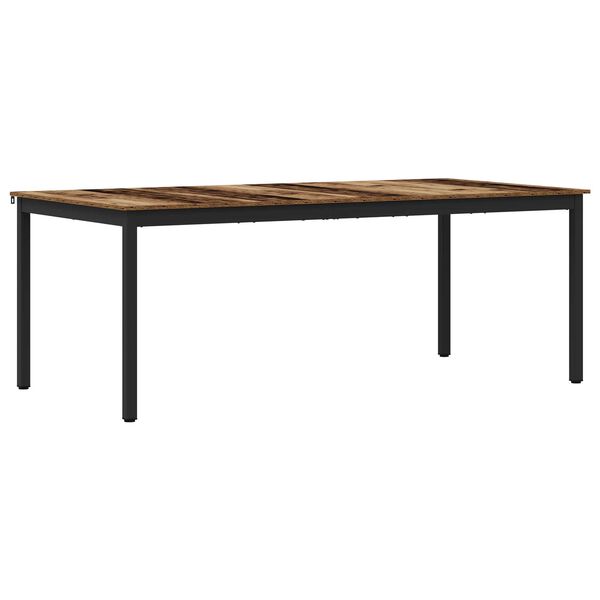 vidaXL Table de salle &agrave; manger / Table de repas Bois d'ing&eacute;nierie