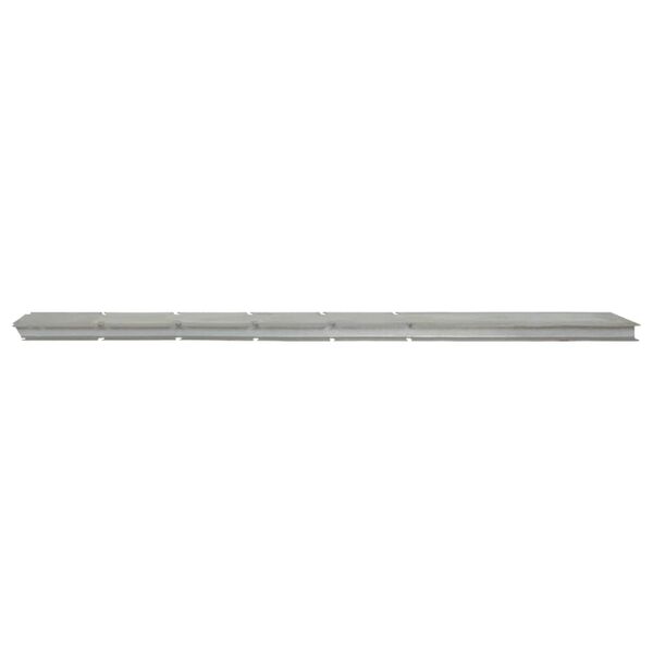 vidaXL Poteaux de cl&ocirc;ture 10 pcs argent&eacute; 160 cm acier galvanis&eacute;