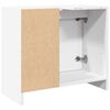vidaXL Armoire de lavabo blanc 63x29x55 cm bois d'ing&eacute;nierie