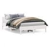 vidaXL Cadre de lit sans matelas blanc 160x200 cm bois de pin massif