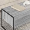 vidaXL Table basse Gris Sonoma 100 x 46 x 40 cm Bois d'ing&eacute;nierie