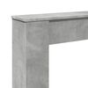 VidaXL Cadre de cheminée gris béton 100x20x100 cm bois d'ingénierie