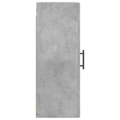 vidaXL Armoire murale gris béton 34,5x34x90 cm