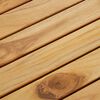 vidaXL Tuiles de terrasse 10 pcs 30x30 cm Bois massif teck vertical