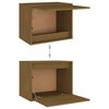 vidaXL Meubles TV 7 pcs Marron miel Bois massif de pin