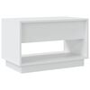 vidaXL Meuble TV Blanc 70x41x44 cm Bois d'ing&eacute;nierie