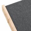 vidaXL Escalier pour chiens gris 105x47 cm bois de sapin solide
