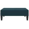 vidaXL Repose-pied Bleu 78x56x32 cm Velours