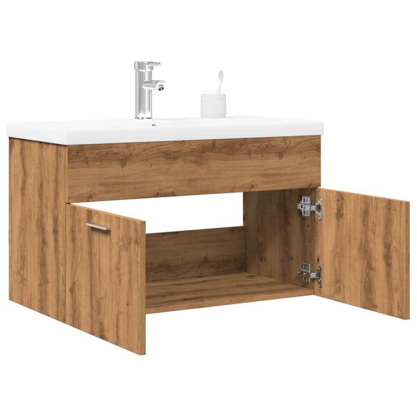 vidaXL Ensemble de meubles salle de bain 2 pcs bois d'ing&eacute;nierie