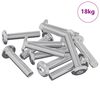 vidaXL Vis de verrou Uni 2647 pi&egrave;ces Argent&eacute; Acier