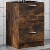 vidaXL Meuble d'&eacute;vier ch&ecirc;ne fum&eacute; 40x37x59 cm bois d'ing&eacute;nierie