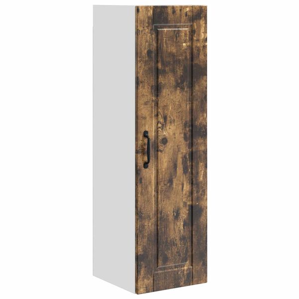 vidaXL Armoire de cuisine avec &eacute;tag&egrave;re Ch&ecirc;ne fum&eacute; 30 x 31 x 100 cm