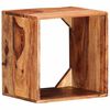 vidaXL &Eacute;tag&egrave;re Murale Cube Marron 40 x 30 x 40 cm Bois d'Acacia Massif