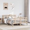 vidaXL Cadre de lit avec t&ecirc;te de lit sans matelas 120x190 cm