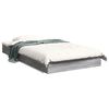 vidaXL Cadre de lit sans matelas sonoma gris 90x190 cm