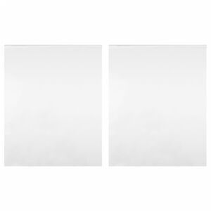 vidaXL Films de miroir 2 pcs auto-adh&eacute;sive 45x150 cm PET